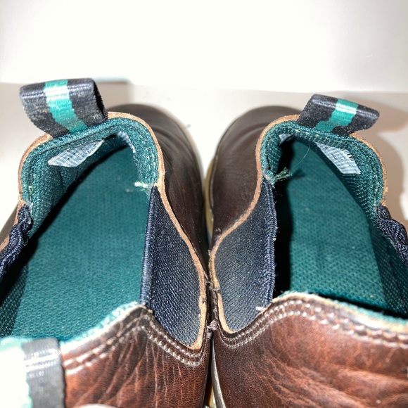 Georgia Boot Men’s Giant Romeo Brown Slip On Work Shoes Size 8 W - Picture 11 of 13